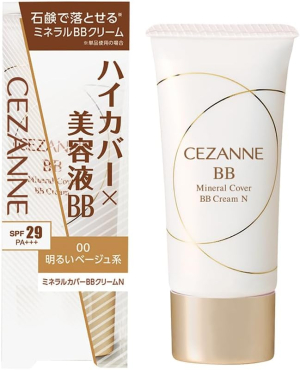 Минеральный BB-крем с плотным матирующим эффектом CEZANNE Mineral Cover BB Cream N
