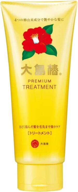 Премиальная маска с маслом камелии для поврежденных волос Oshima Tsubaki Premium Treatment