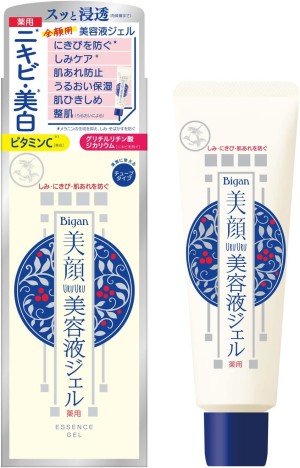 Лекарственный отбеливающий гель-эссенция Meishoku Bigan Facial Medicinal Whitening Essence Gel