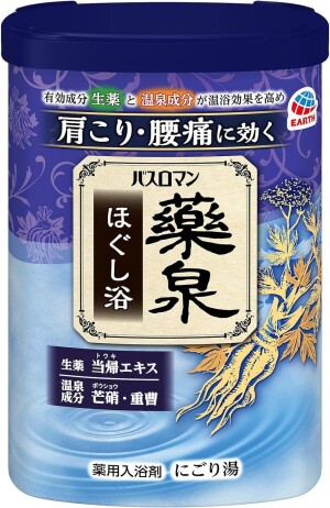 Лекарственная соль для ванн Earth Pharmaceutical Bath Roman Yakusen Powder Massaging Spring