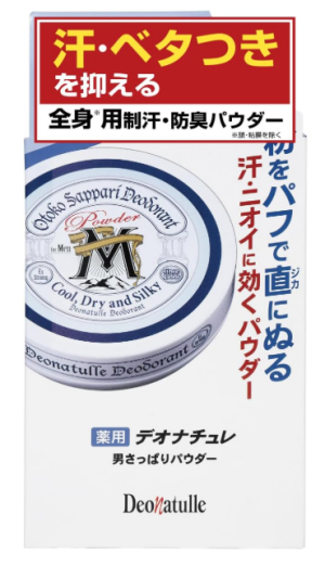 Мужской дезодорирующий порошок для тела Deonatulle Otoko Sappari Powder M