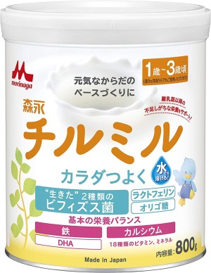 Сбалансированная питательная смесь для детей от 1 до 3 лет Morinaga Follow-up Powdered Milk Chill Mill