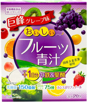 Фруктовый аодзиру со вкусом винограда с железом и фолиевой кислотой Yuwa Delicious Fruit Juice Iron & Folic Acid