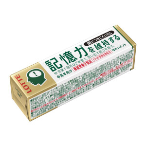 Жевательная резинка с экстрактом гинкго билоба для поддержания памяти Lotte Chewing Gum To Maintain Memory