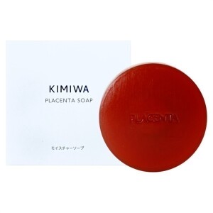 Косметическое мыло с экстрактом плаценты и коричневым сахаром KIMIWA Mayu Placenta Soap