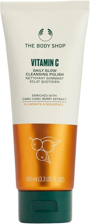 Гель-скраб для умывания с витамином С The Body Shop C Glow Cleansing Polish
