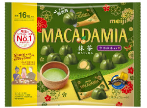 Макадамия в шоколаде матча Meiji Macadamia Chocolate Matcha