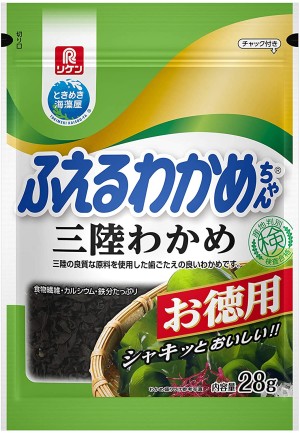 Бланшированные соленые водоросли вакамэ Riken Wakame Seaweed Chan Sanriku Value