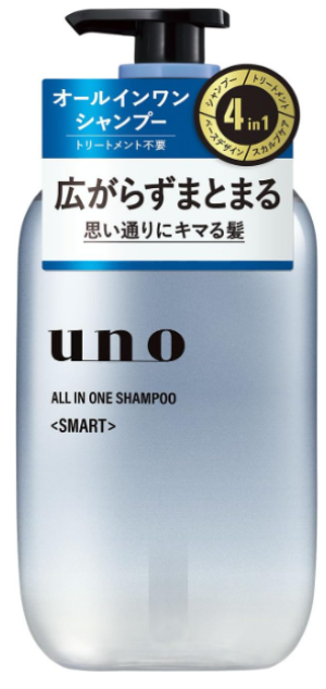 Шампунь 4 в 1 для сухих и непослушных волос Shiseido UNO All-in-One Shampoo Smart