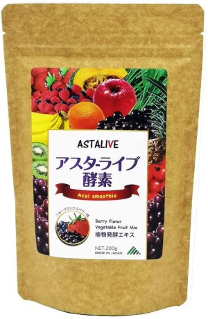 Смузи с ферментами и молочнокислыми бактериями ASTALIVE Asai Smoothie Vegetable Fruit Mix + Enzyme + Lactic Acid Bacteria