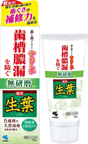Лечебная зубная паста Kobayashi Pharmaceutical Live Leaf Non-Polished Type