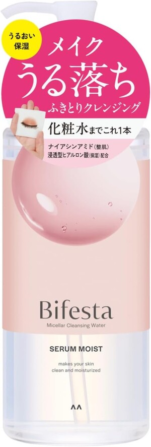 Мицеллярная вода для интенсивного увлажнения сухой кожи BIFESTA Micellar Cleansing Water Serum Moist