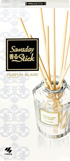 Натуральный ароматизатор для дома Sawaday Black stick Parfum Blanc