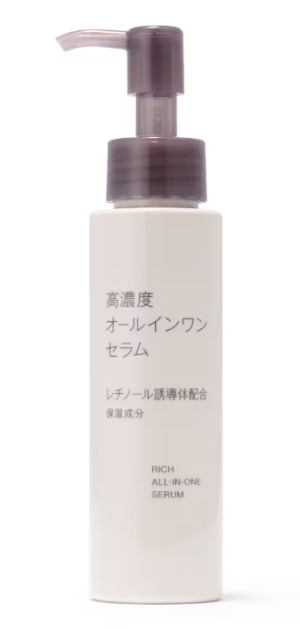 Высококонцентрированная сыворотка 3-в-1 с производным ретинола MUJI Rich All-in-One Serum Retinol