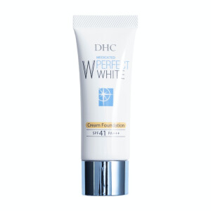 Лечебная кремовая основа под макияж с отбеливающим эффектом DHC Medicated PW Cream Foundation SPF 41 PA+++