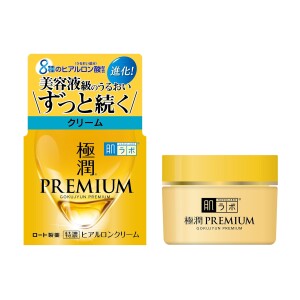 Интенсивно увлажняющий крем с гиалуроном Rohto Hada Labo Gokujyun Premium Super Hyalurone Cream