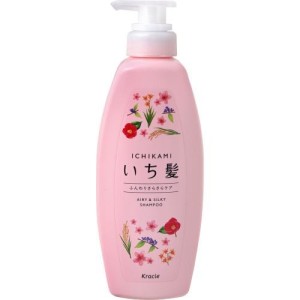 Безсиликоновый шампунь для мягких, шелковистых волос Kracie Ichikami Soft And Silky Care Shampoo