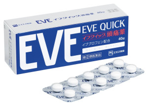 Обезболивающий препарат EVE QUICK от головной боли                          