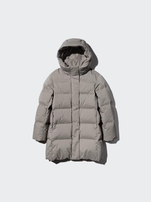 Удлинённый пуховик Uniqlo Seamless Down Short Coat
