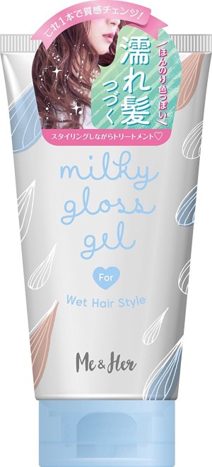 Увлажняющий гель для блестящих волос Utena Me & Her Milky Gloss Gel  