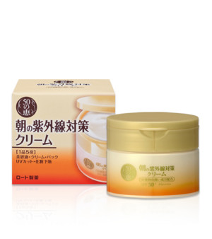 Многофункциональный крем для лица с SPF-защитой Rohto 50 Megumi Cream SPF50+ PA++++
