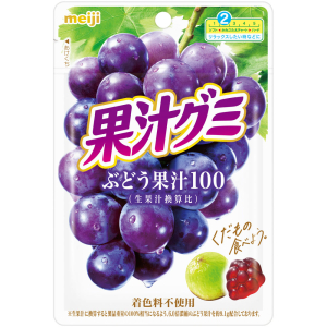 Желейные конфеты с коллагеном Meiji Fruit Juice Gumi