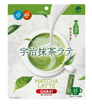 Матча латте с ГАМК для снятия стресса и релаксации Unimat Riken Uji Matcha Latte GABA