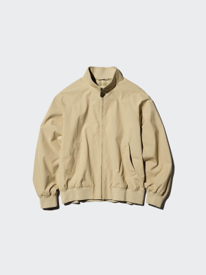 Унисекс куртка Харрингтон с контрастной подкладкой в клетку Uniqlo Harrington Jacket