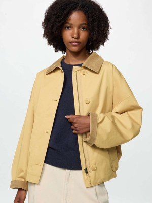 Куртка-жакет Uniqlo Cotton-Blend Relaxed Blouson