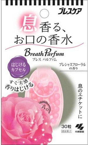 Капсулы для свежего дыхания с ароматом розы Kobayashi Breath Parfum Floral Burst Capsules