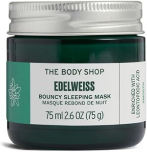 Ночная несмываемая маска с экстрактом эдельвейса The Body Shop EDW Bouncy Sleeping Mask