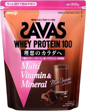 Протеиновый напиток с витаминами и минералами Meiji SAVAS Whey Protein 100 Milk Chocolate Flavor