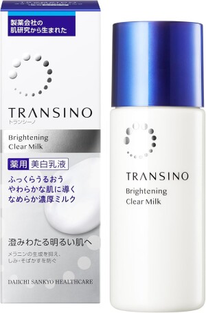 Насыщенное молочко для отбеливания кожи и сужения пор Transino Medicated Brightening Clear Milk