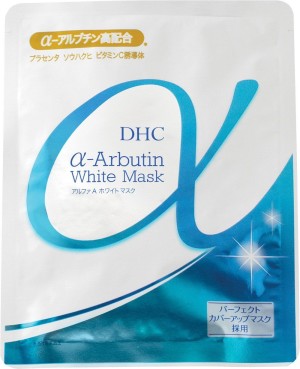 Отбеливающие маски с арбутином DHC Alpha-Arbutin White Mask