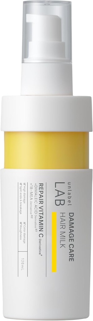 Восстанавливающее молочко с витамином C для поврежденных волос Unlabel LAB Damage Care Hair Milk N