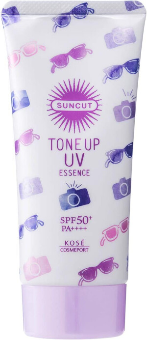 Солнцезащитная эссенция для выравнивания тона кожи KOSE Suncut Tone-up UV Essence Color Control SPF50+ PA++++