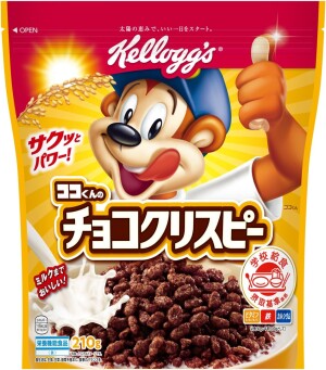 Шоколадная гранола с железом и кальцием Calbee Granola Chocolate
