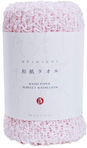 Мочалка для тела Makanai Cosmetics (розовая)