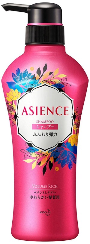 Шампунь с протеинами шелка и гранатом Kao Asience Volume Rich Shampoo для объема