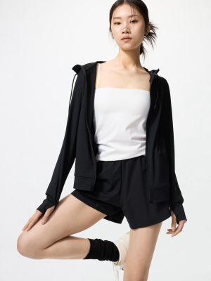 Топ-бра с регулируемыми лямками Uniqlo Airism Cotton Bra Tube Top