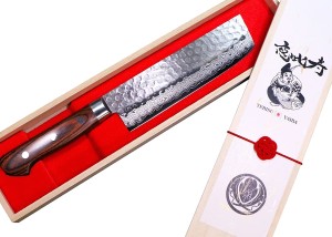 Кухонный нож YEBISU YAIBA Nagi Sakai Luxury Kitchen Knife Damascus