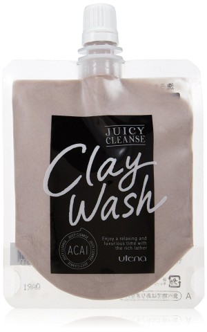 Освежающая глина для умывания с экстрактом асаи Utena Juicy Cleanse Clay Wash Acai  