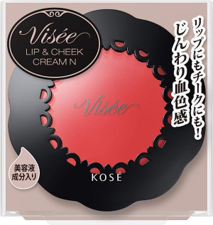 Крем для губ и щек “Увлажнение и свежесть” Kose Visee Lip & Cheek Cream N