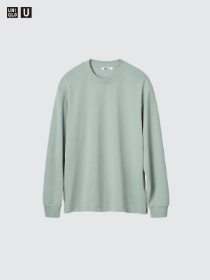 Свитшот с круглым вырезом Uniqlo Airism Cotton Crew Neck T-Shirt