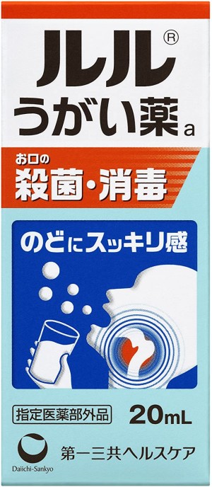 Концентрированная жидкость для полоскания горла Daiichi-Sankyo Lulu Mouthwash A
