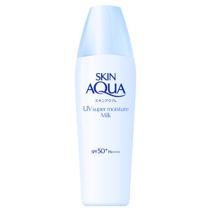 Солнцезащитное молочко Rohto Skin Aqua Super Moisture Milk SPF 50 + / PA ++++