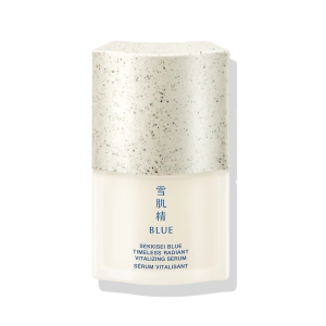 Премиальная регенерирующая сыворотка против морщин и тусклости KOSE Sekkisei BLUE Timeless Radiant Vitalizing Serum