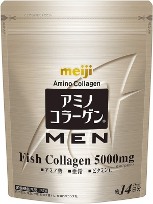 Амино-коллаген для мужчин Meiji Amino Collagen MEN Arginine + Ceramide + Zinc