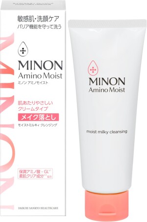 Увлажняющее молочко для демакияжа чувствительной кожи Daiichi-Sankyo MINON Amino Moist Milky Cleansing