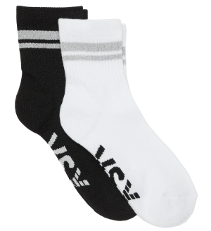 Набор из двух пар носков со светоотражающей отделкой Victoria’s Secret Quarter Socks 2-Pack (Reflective Trim)